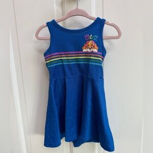 NWOT Paw Patrol 12M Blue Skye Multicolor Tank Top Dress
